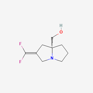 [(8R)-6-(difluoromethylene)-2,3,5,7-tetrahydro-1H-pyrrolizin-8-yl]methanol