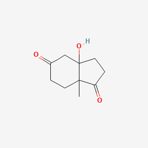 1H-Indene-1,5(4H)-dione, hexahydro-3a-hydroxy-7a-methyl-