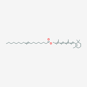 molecular formula C38H62O2 B13903639 9-cis-RetinylOleate-d17 