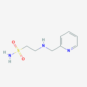 2-((Pyridin-2-ylmethyl)amino)ethane-1-sulfonamide