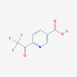 6-(2,2,2-Trifluoroacetyl)nicotinic acid