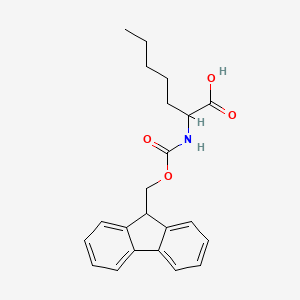 molecular formula C22H25NO4 B1390368 Fmoc-2-aminoheptanoic acid CAS No. 1219184-45-8