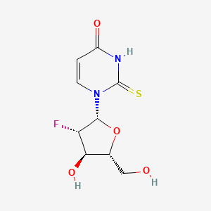 1-[(2R,3S,4R,5R)-3-fluoro-4-hydroxy-5-(hydroxymethyl)oxolan-2-yl]-2-sulfanylidenepyrimidin-4-one