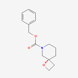 Benzyl (4R)-1-oxa-8-azaspiro[3.5]nonane-8-carboxylate