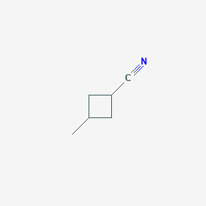 molecular formula C6H9N B13903814 3-Methylcyclobutane-1-carbonitrile 