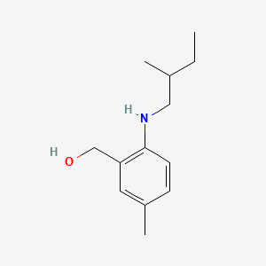 [5-Methyl-2-(2-methylbutylamino)phenyl]methanol