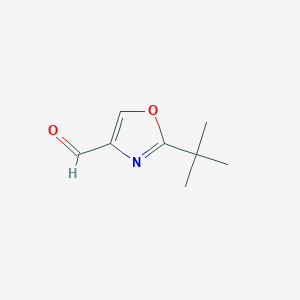 molecular formula C8H11NO2 B13903871 2-(tert-Butyl)oxazole-4-carbaldehyde 