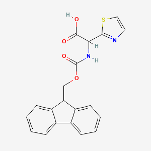 molecular formula C20H16N2O4S B1390388 Fmoc-DL-(2-thiazoyl)glycine CAS No. 1219381-54-0