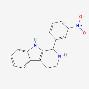 1-(3-nitrophenyl)-2,3,4,9-tetrahydro-1H-beta-carboline