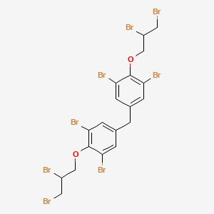 molecular formula C19H16Br8O2 B13903927 1,1'-Methylenebis[3,5-dibromo-4-(2,3-dibromopropoxy)benzene] CAS No. 67508-66-1