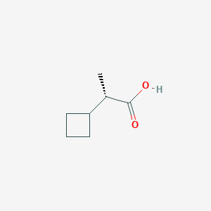 molecular formula C7H12O2 B13903953 (S)-2-Cyclobutylpropanoic Acid 