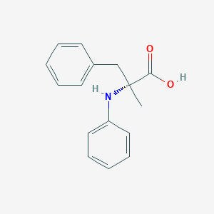 (R)-2-Methyl-3-phenyl-2-(phenylamino)propanoic acid