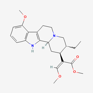 methyl (Z)-2-[(2S,3R,12bS)-3-ethyl-8-methoxy-1,2,3,4,6,7,12,12b-octahydroindolo[2,3-a]quinolizin-2-yl]-3-methoxyprop-2-enoate