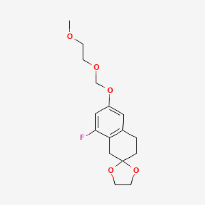 8'-Fluoro-6'-(2-methoxyethoxymethoxy)spiro[1,3-dioxolane-2,2'-tetralin]