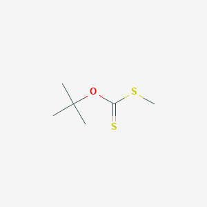 molecular formula C6H12OS2 B13904002 Dithiocarbonic acid O-tert-butyl ester S-methyl ester 