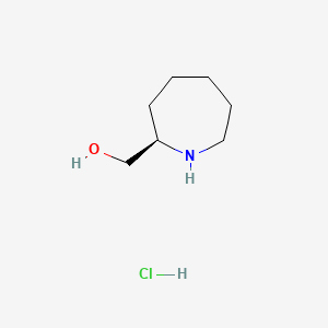 molecular formula C7H16ClNO B13904007 [(2R)-azepan-2-yl]methanol;hydrochloride 