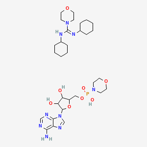 Adenosine 5'-monophospho-morpholidate 4-morpholine-N,N'-dicyclohexylcarboxamidine salt