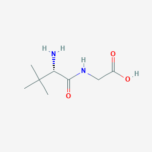 molecular formula C8H16N2O3 B13904024 2-[[(2S)-2-amino-3,3-dimethylbutanoyl]amino]acetic acid 