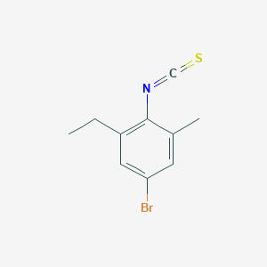 molecular formula C10H10BrNS B13904045 4-Bromo-6-ethyl-2-methylphenylisothiocyanate CAS No. 1208074-82-1