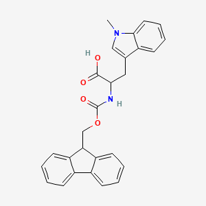 molecular formula C27H24N2O4 B1390405 Fmoc-1-methyl-DL-tryptophan CAS No. 138775-51-6
