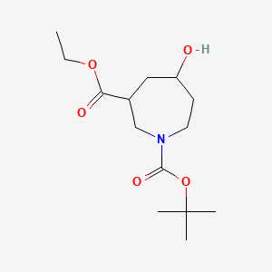 O1-Tert-butyl O3-ethyl 5-hydroxyazepane-1,3-dicarboxylate