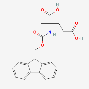 molecular formula C21H21NO6 B1390412 Fmoc-alpha-methyl-DL-glutamic acid CAS No. 1219372-49-2