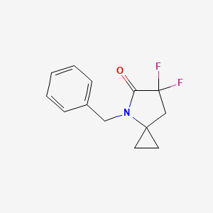 4-Benzyl-6,6-difluoro-4-azaspiro[2.4]heptan-5-one