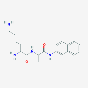 2,6-diamino-N-[1-(naphthalen-2-ylamino)-1-oxopropan-2-yl]hexanamide