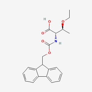 molecular formula C21H23NO5 B1390415 Fmoc-(2S,3S)-2-amino-3-ethoxybutanoic acid CAS No. 1279034-29-5