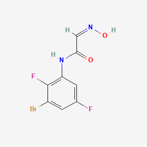 (2E)-N-(3-Bromo-2,5-difluoro-phenyl)-2-hydroxyimino-acetamide