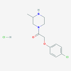 1-[(4-Chlorophenoxy)acetyl]-3-methylpiperazine hydrochloride