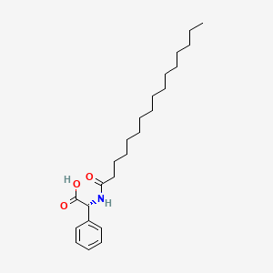 (r)-2-Palmitamido-2-phenylacetic acid