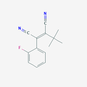 2-(tert-Butyl)-3-(2-fluorophenyl)maleonitrile