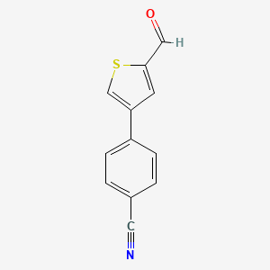 4-(5-Formyl-3-thienyl)benzonitrile