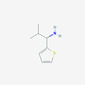 (S)-2-Methyl-1-(thiophen-2-yl)propan-1-amine