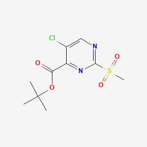 Tert-butyl 5-chloro-2-methylsulfonyl-pyrimidine-4-carboxylate