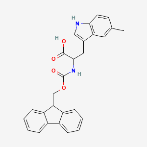 molecular formula C27H24N2O4 B1390431 Fmoc-5-methyl-DL-tryptophan CAS No. 138775-52-7