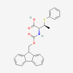 molecular formula C25H23NO4S B1390432 Fmoc-(2R,3S)-2-amino-3-(phenylthio)-butanoic acid CAS No. 1217741-23-5