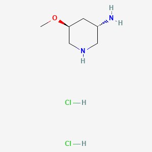 molecular formula C6H16Cl2N2O B13904530 (3S,5S)-5-methoxypiperidin-3-amine;dihydrochloride 