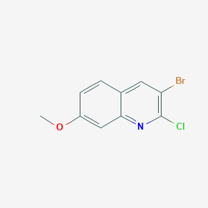 3-Bromo-2-chloro-7-methoxyquinoline