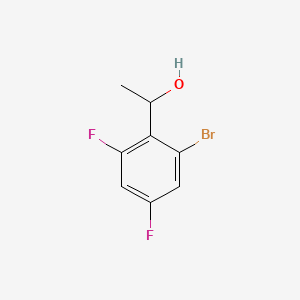 1-(2-Bromo-4,6-difluorophenyl)ethan-1-OL