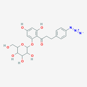 2-[3-(4-Azidophenyl)propanoyl]-3,5-dihydroxyphenyl beta-d-glucopyranoside