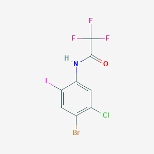 N-(4-bromo-5-chloro-2-iodophenyl)-2,2,2-trifluoroacetamide