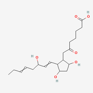 7-[3,5-Dihydroxy-2-(3-hydroxyocta-1,5-dienyl)cyclopentyl]-6-oxoheptanoic acid