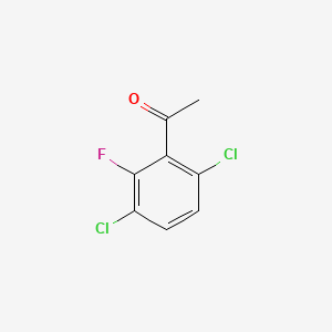 B1390468 3',6'-Dichloro-2'-fluoroacetophenone CAS No. 916420-72-9