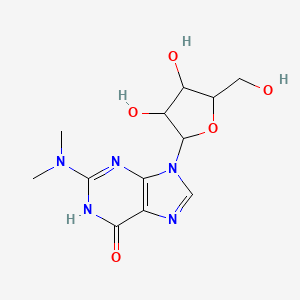 N2,N2-Dimethylguanosine (incomplete stereochemisrty)