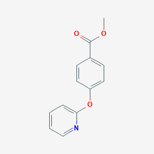 molecular formula C13H11NO3 B139047 4-(吡啶-2-氧基)苯甲酸甲酯 CAS No. 153653-00-0