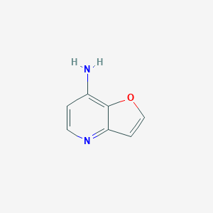 molecular formula C7H6N2O B1390470 呋并[3,2-b]吡啶-7-胺 CAS No. 1186310-74-6
