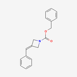 molecular formula C18H17NO2 B13904736 Benzyl 3-benzylideneazetidine-1-carboxylate 