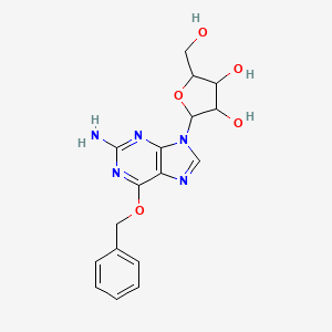 2-(2-Amino-6-phenylmethoxypurin-9-yl)-5-(hydroxymethyl)oxolane-3,4-diol